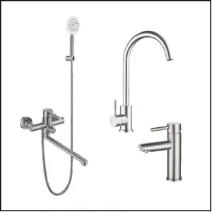 Змішувачі для умивальника, ванної кімнати, кухні