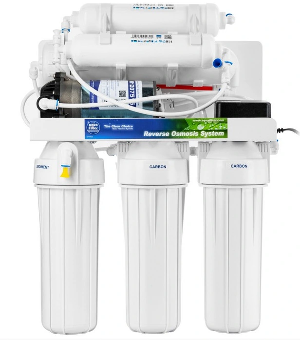 Система зворотного осмосу Aquafilter RO6 з насосом купити Черкаси