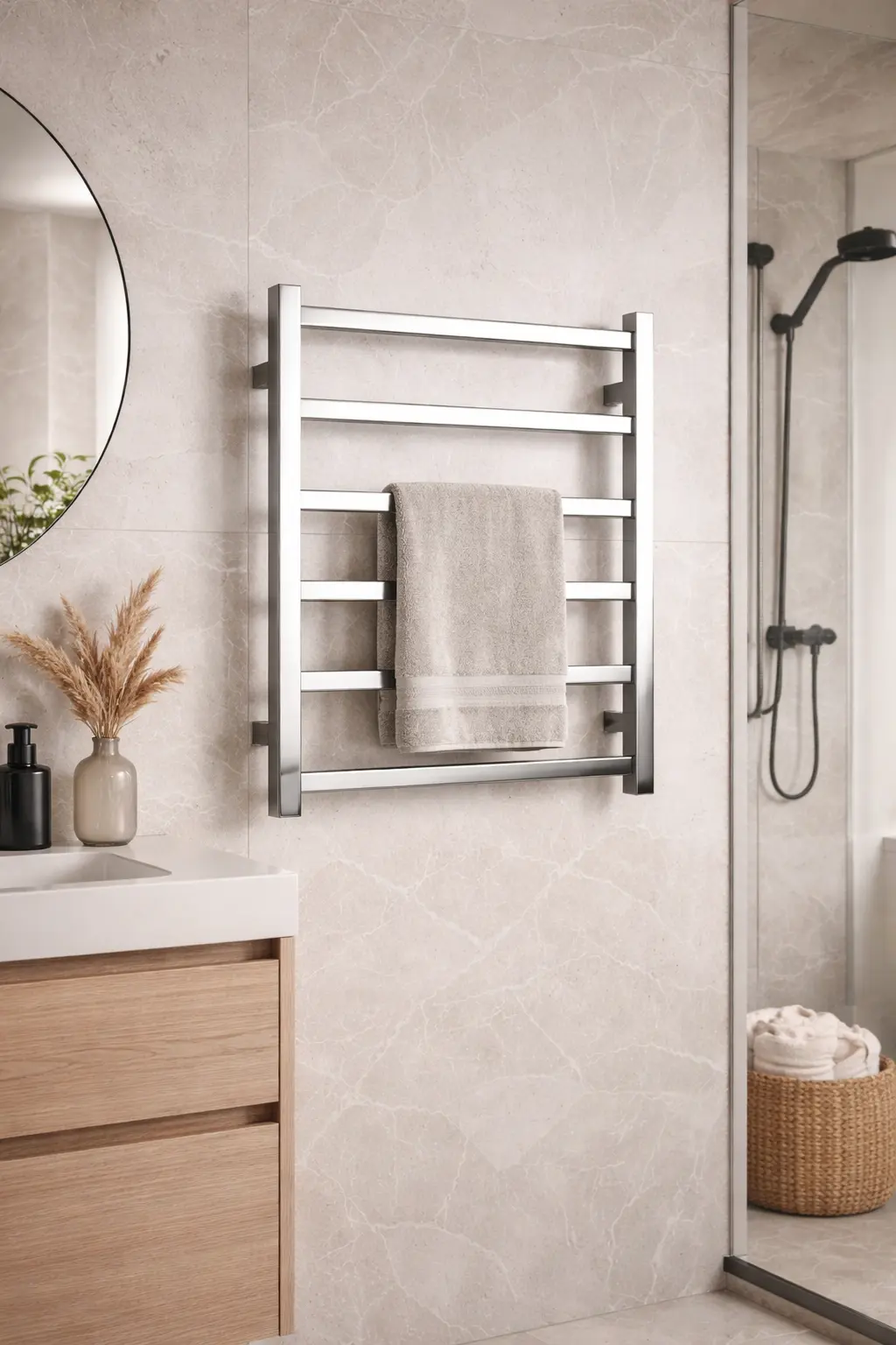 Рушникосушарка Quatro 6 (450) для ванної кімнати