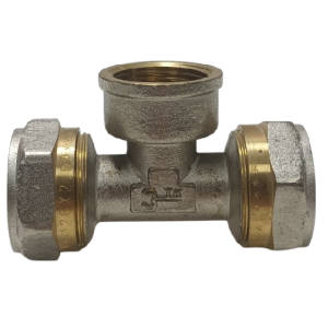 Трійник обтискний внутрішня різьба 26 x 3/4'' x 26 мм купити Черкаси