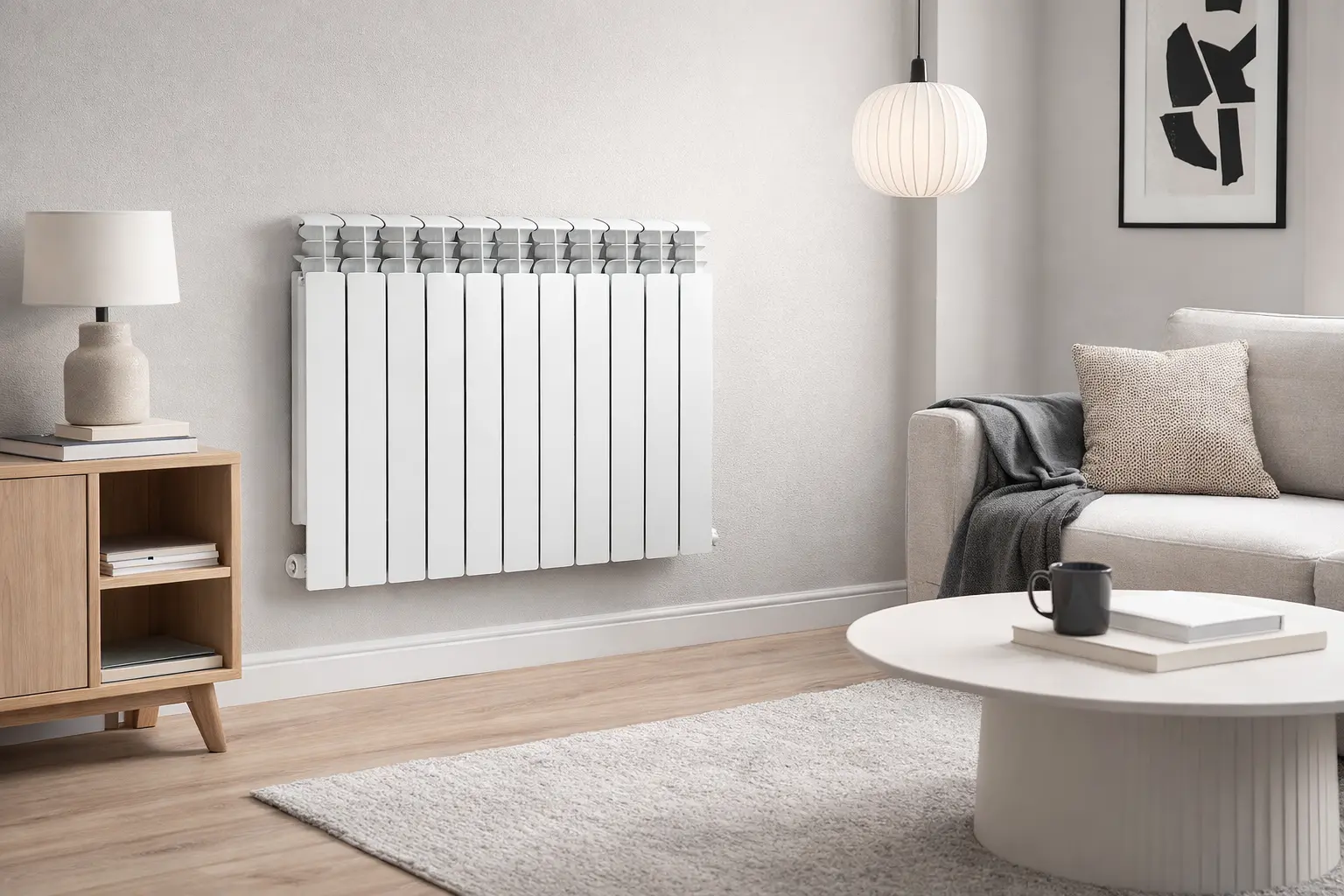 Радіатор біметалевий Teplover 500 × 100 мм для опалювальних систем