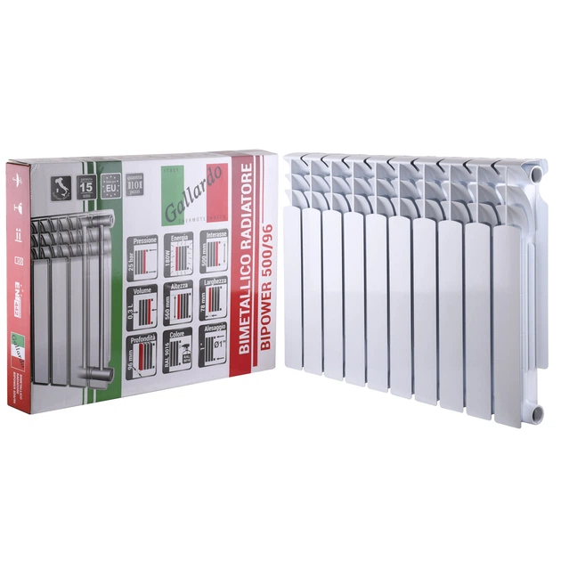 Радіатор біметалевий GALLARDO BIHOT 500/96