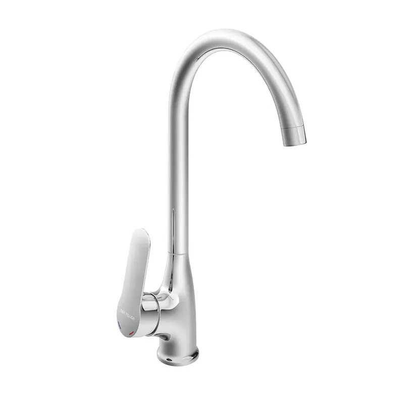 Змішувач латунний для кухні C-вилив LINE 