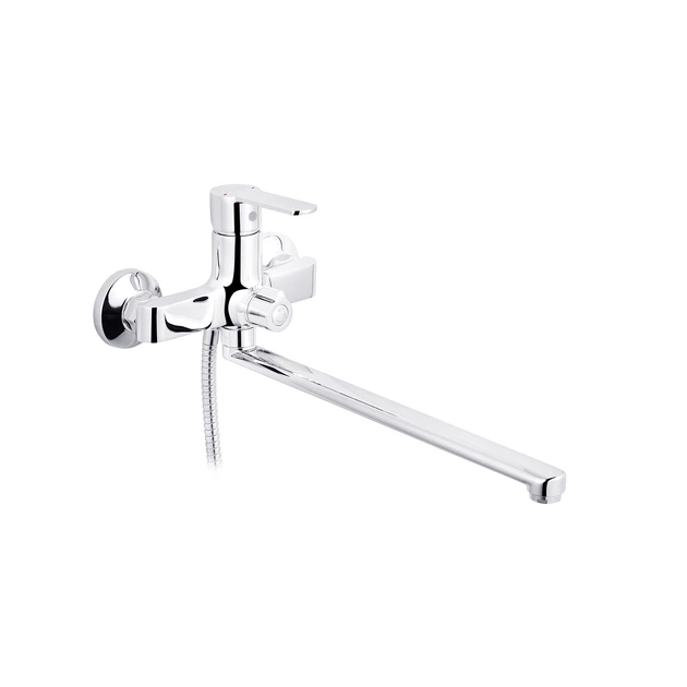 Змішувач Kroner ванна довг. гусак. (KRP Bremen-C070 