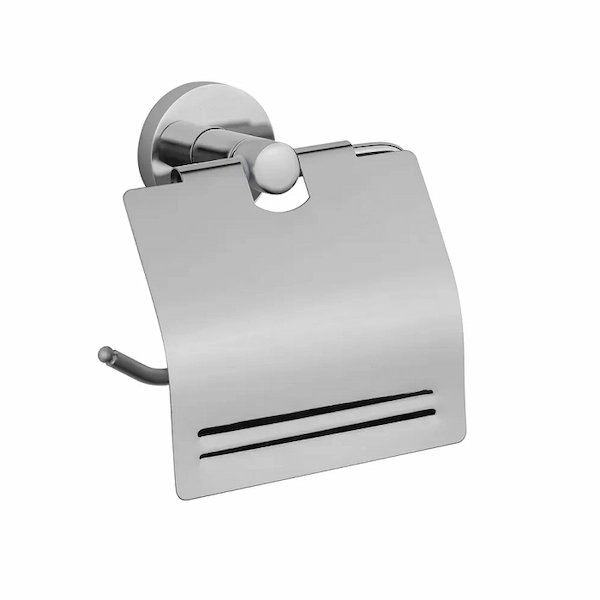 Тримач для туалетного паперу з кришкою VBI VENUS NICKEL купити Черкаси