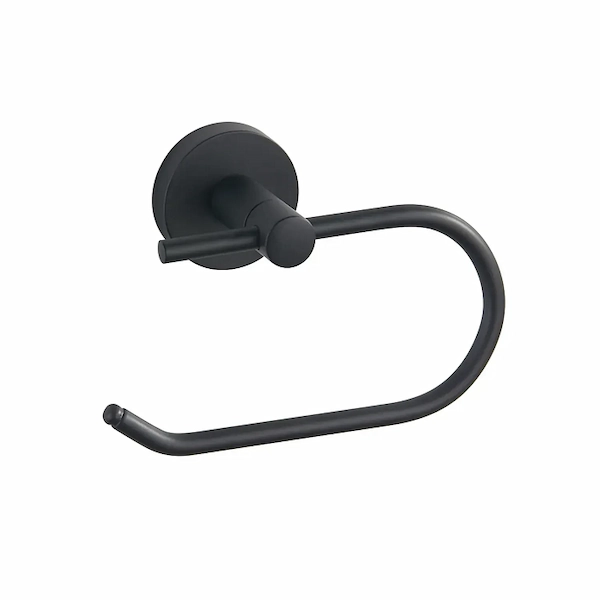 Чорний тримач для туалетного паперу VBI VENUS 2 BLACK купити Черкаси