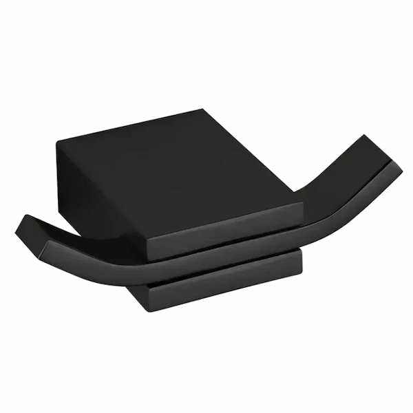 подвійний гачок для рушників VBI NEPTUNE чорний в Черкасах