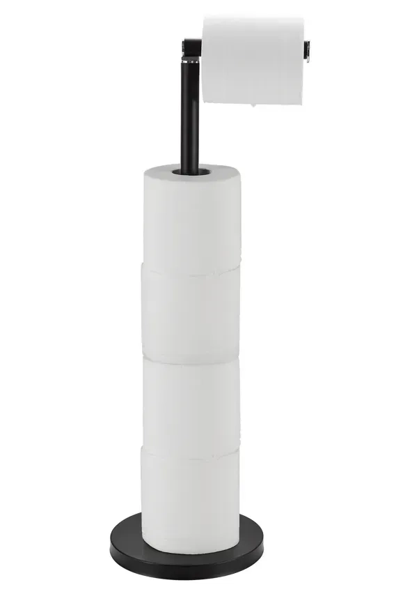 Стійка для туалетного паперу VBI ROUND BLACK купити Черкаси