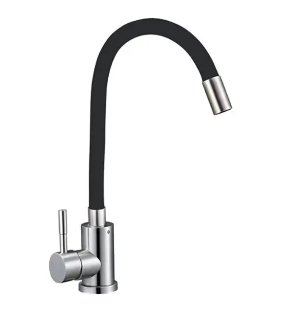 Змішувач для кухні SOLONE EZA4-F090KB (гнучкий ч.)