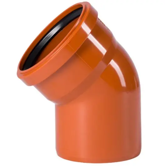 Відведення для каналізації Ostendorf DN 110x45° (зовн.)