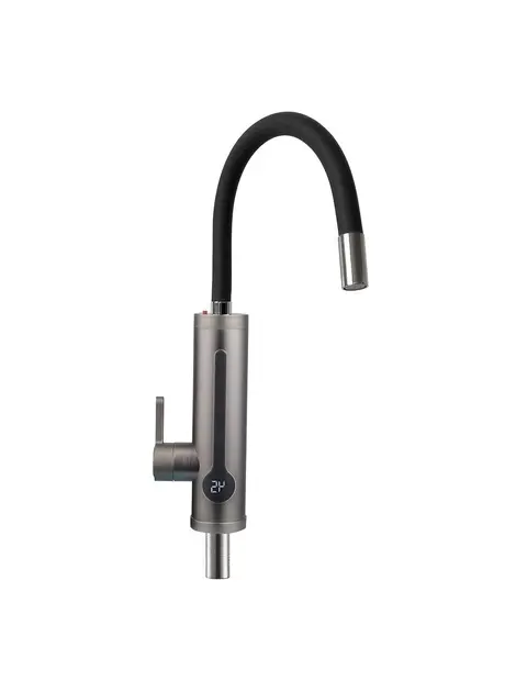 Проточний водонагрівач WEZER SDR-G18TR-Grey, гнучкий вилив 3,3 кВт 