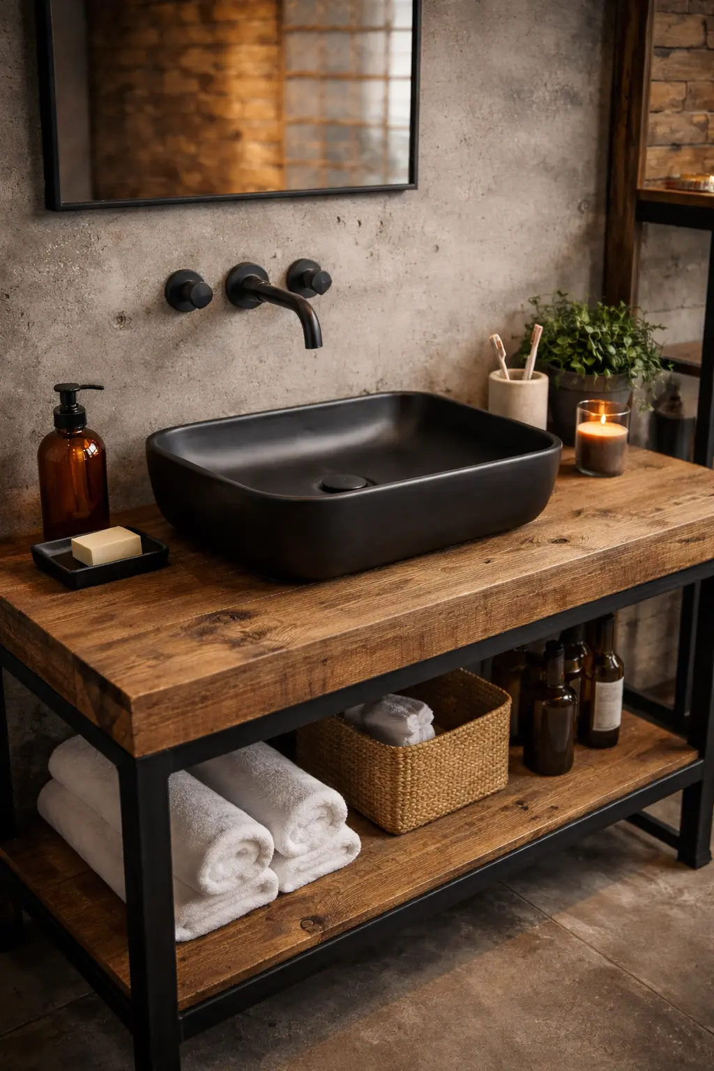умивальник VBI RAVENNA BLACK MATT накладний купити в Черкасах