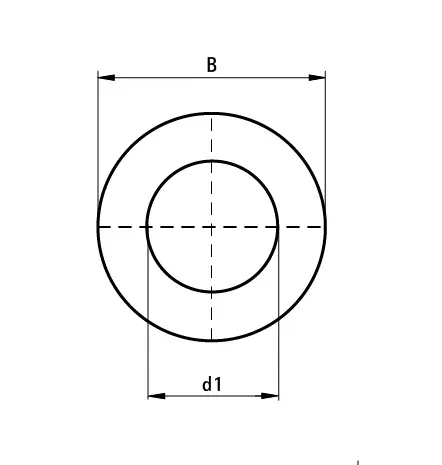 Шайба 8,5 х 25 мм WM0-35 BIS , металева плоска