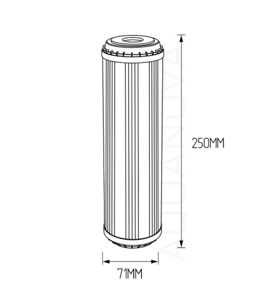 Картридж Aquafilter FCCFE для знезалізнення та очищення води