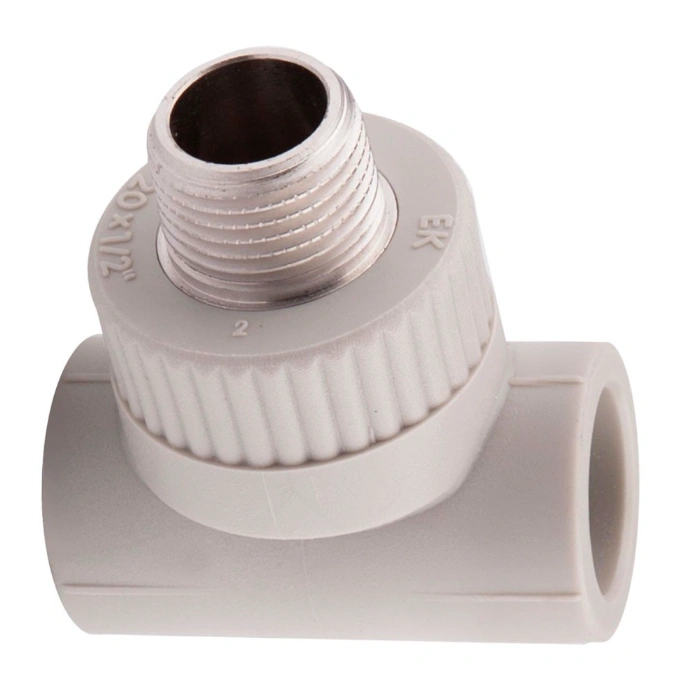 Трійник Ekoplastik 20 x 1/2 x 20 мм із зовнішнім різьбленням для водопроводу