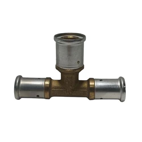 Трійник редукційний латунний під прес 20 х 26 х 20 купити Черкаси